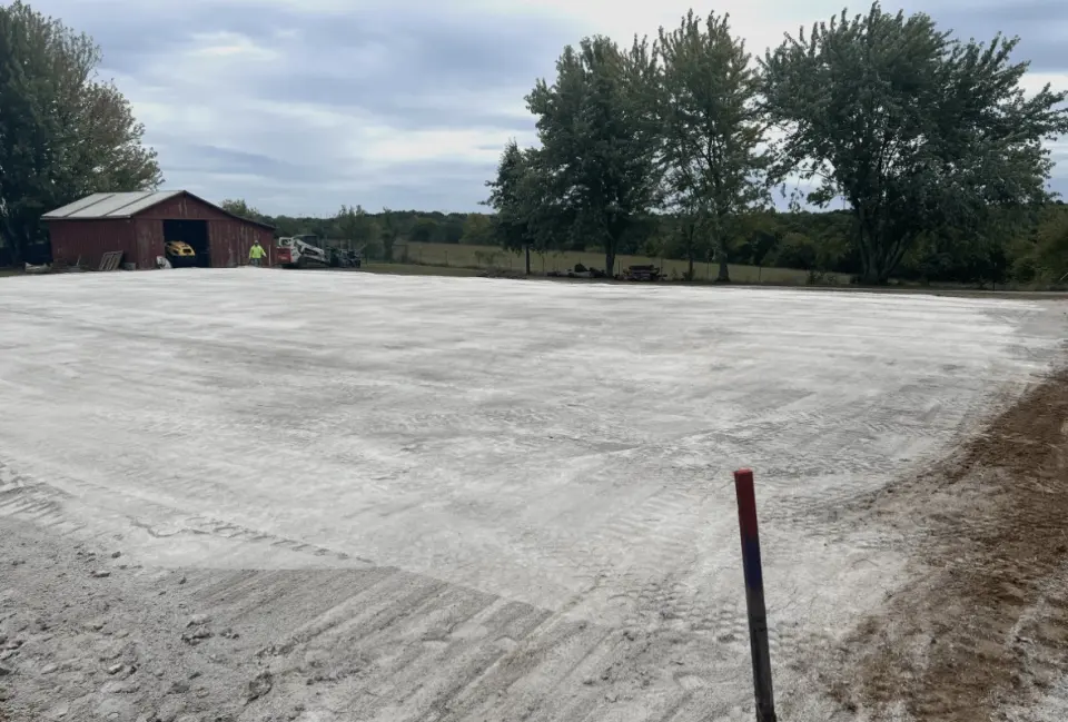 Building-pad preparation and precision grading