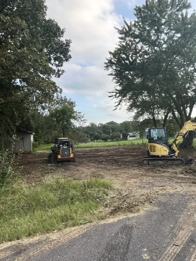 After — mobile home demolition and lot cleanup